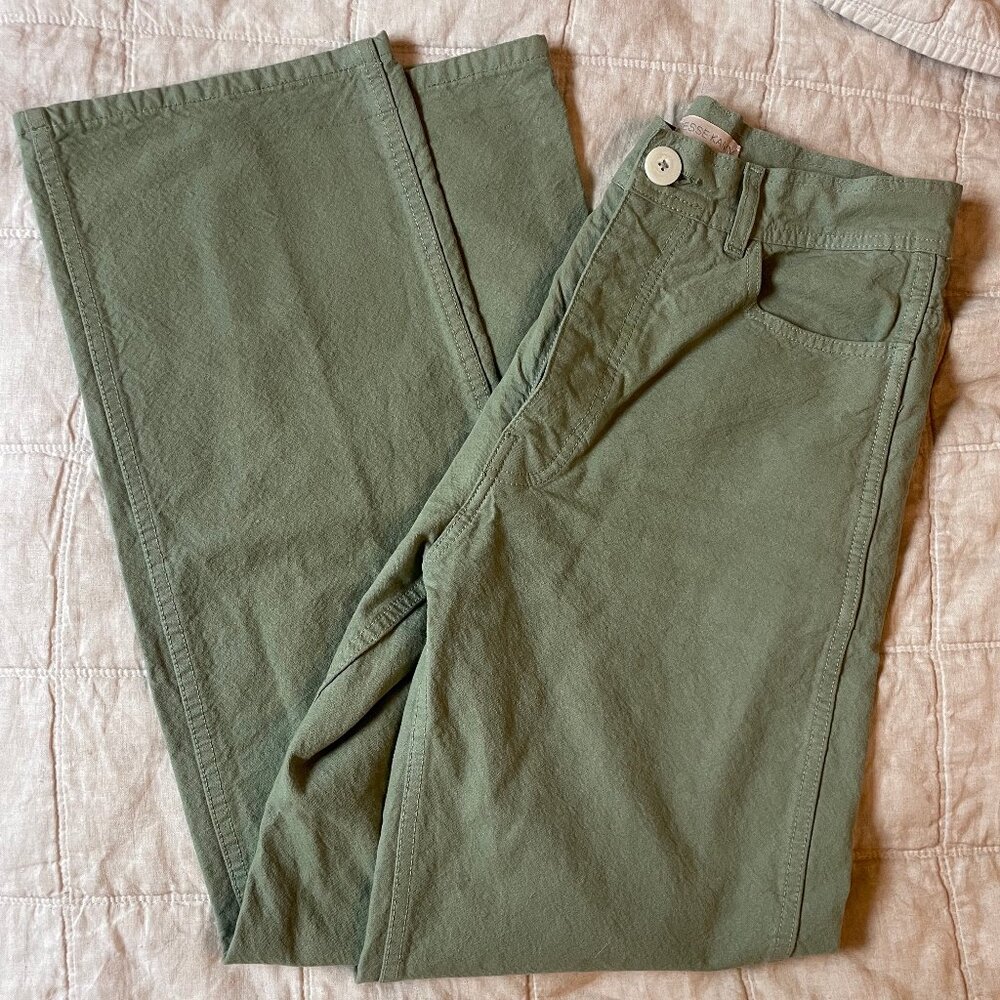 Jesse Kamm Cali Slim Pants in Yucca - Size 8